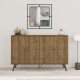 Μπουφές Dune pakoworld σε καρυδί απόχρωση 123x35x77.4εκ Μπουφές Dune pakoworld σε καρυδί απόχρωση 123x35x77.4εκ