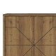 Μπουφές Dune pakoworld σε καρυδί απόχρωση 123x35x77.4εκ Μπουφές Dune pakoworld σε καρυδί απόχρωση 123x35x77.4εκ