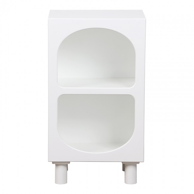 Κομοδίνο Emersi pakoworld MDF σε λευκή απόχρωση 40x32x70εκ Κομοδίνο Emersi pakoworld MDF σε λευκή απόχρωση 40x32x70εκ