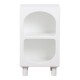 Κομοδίνο Emersi pakoworld MDF σε λευκή απόχρωση 40x32x70εκ Κομοδίνο Emersi pakoworld MDF σε λευκή απόχρωση 40x32x70εκ