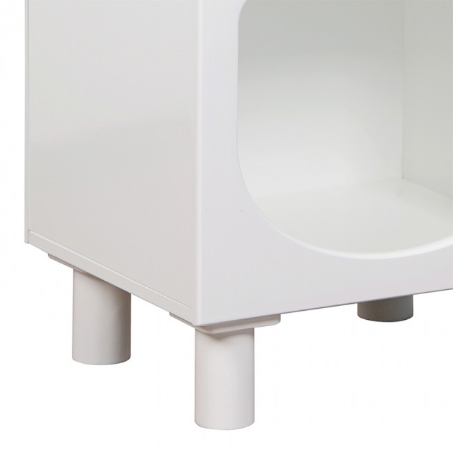 Κομοδίνο Emersi pakoworld MDF σε λευκή απόχρωση 40x32x70εκ Κομοδίνο Emersi pakoworld MDF σε λευκή απόχρωση 40x32x70εκ