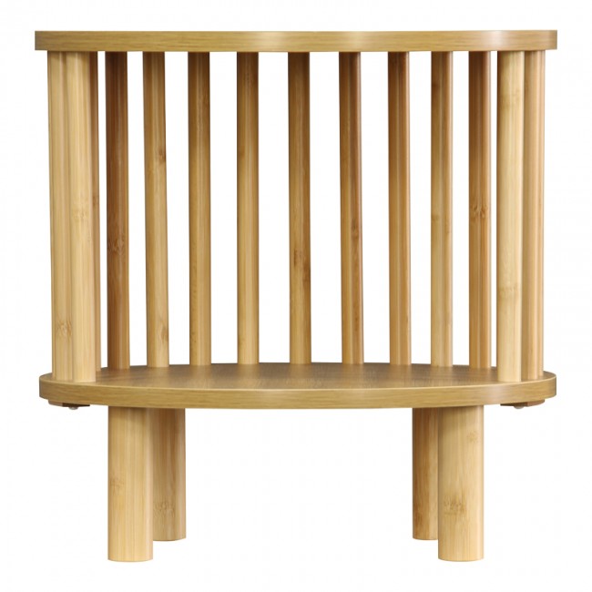 Κομοδίνο Nodial pakoworld MDF/Bamboo σε φυσική απόχρωση Φ40x40εκ Κομοδίνο Nodial pakoworld MDF/Bamboo σε φυσική απόχρωση Φ40x40εκ