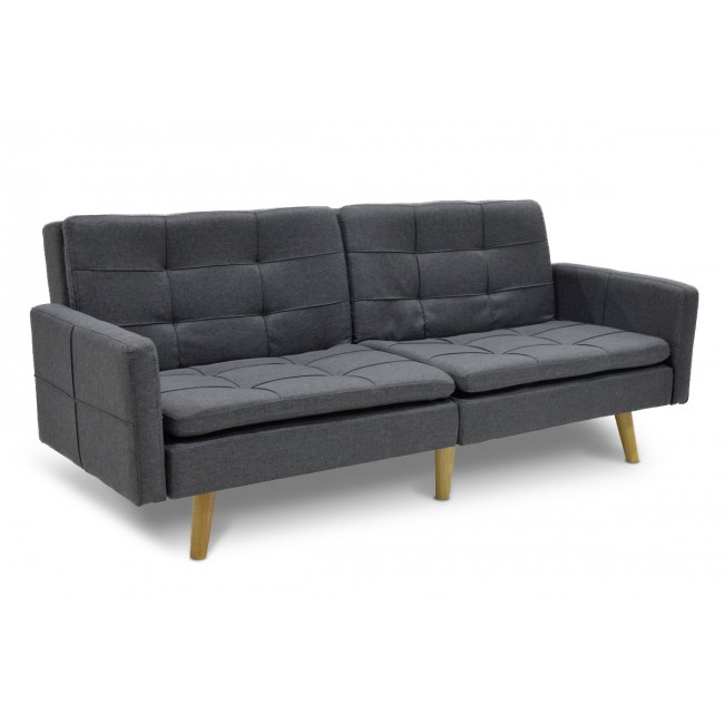 Καναπές-κρεβάτι Flexible pakoworld σε ανθρακί ύφασμα 198x87x76εκ Καναπές-κρεβάτι Flexible pakoworld σε ανθρακί ύφασμα 198x87x76εκ