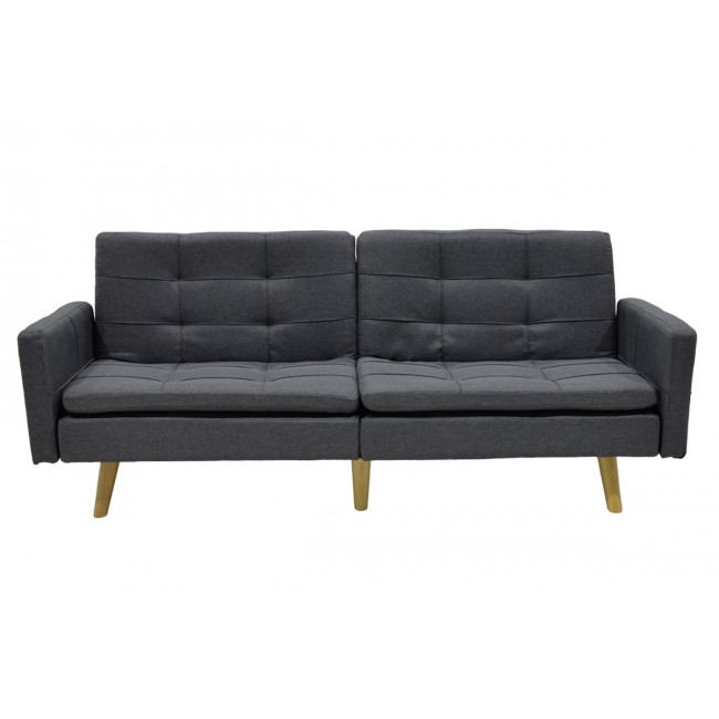 Καναπές-κρεβάτι Flexible pakoworld σε ανθρακί ύφασμα 198x87x76εκ Καναπές-κρεβάτι Flexible pakoworld σε ανθρακί ύφασμα 198x87x76εκ