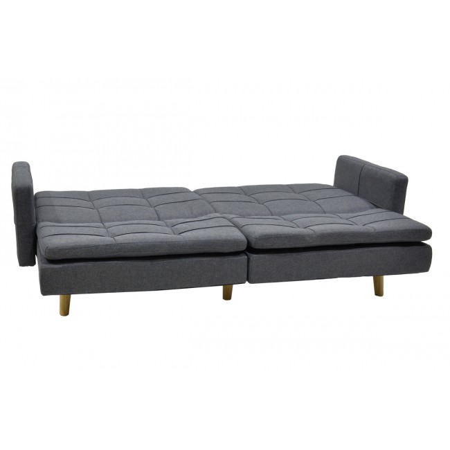 Καναπές-κρεβάτι Flexible pakoworld σε ανθρακί ύφασμα 198x87x76εκ Καναπές-κρεβάτι Flexible pakoworld σε ανθρακί ύφασμα 198x87x76εκ