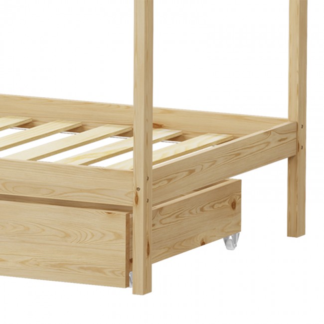 Παιδικό κρεβάτι Mellin τ.Montessori με 2 συρτάρια pakoworld ξύλο πεύκου σε φυσική απόχρωση 90x190εκ Παιδικό κρεβάτι Mellin τ.Montessori με 2 συρτάρια pakoworld ξύλο πεύκου σε φυσική απόχρωση 90x190εκ