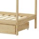 Παιδικό κρεβάτι Mellin τ.Montessori με 2 συρτάρια pakoworld ξύλο πεύκου σε φυσική απόχρωση 90x190εκ Παιδικό κρεβάτι Mellin τ.Montessori με 2 συρτάρια pakoworld ξύλο πεύκου σε φυσική απόχρωση 90x190εκ
