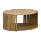 Τραπέζι σαλονιού Heavenly pakoworld MDF φυσικό Φ83x38εκ Τραπέζι σαλονιού Heavenly pakoworld MDF φυσικό Φ83x38εκ