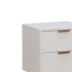 Κομοδίνο Culture pakoworld με 2 συρτάρια λευκό-χρυσό 40x35x52εκ Κομοδίνο Culture pakoworld με 2 συρτάρια λευκό-χρυσό 40x35x52εκ