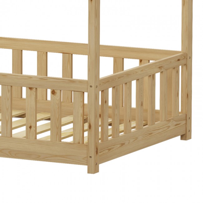 Παιδικό κρεβάτι Callan τ.Montessori με κιγκλίδωμα pakoworld ξύλο πεύκου σε φυσική απόχρωση 90x190εκ Παιδικό κρεβάτι Callan τ.Montessori με κιγκλίδωμα pakoworld ξύλο πεύκου σε φυσική απόχρωση 90x190εκ