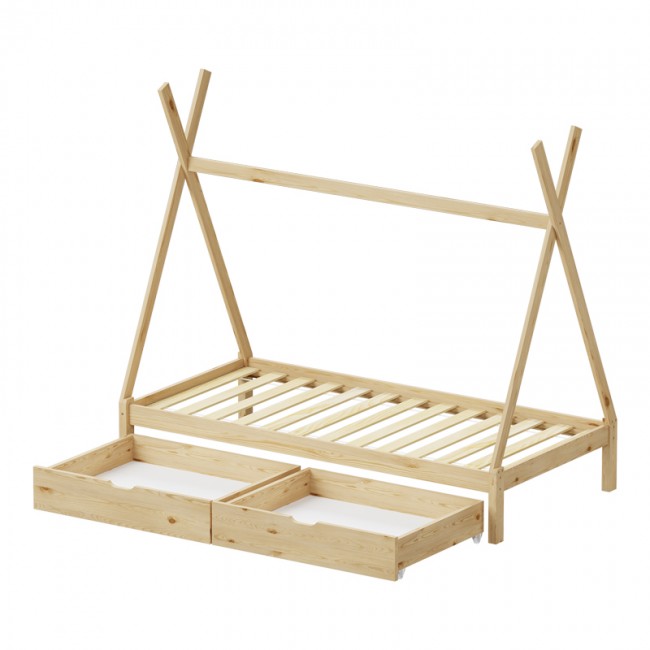 Παιδικό κρεβάτι Lalitto τ.Montessori με 2 συρτάρια τ.Montessori pakoworld ξύλο πεύκου σε φυσική απόχρωση 90x190εκ Παιδικό κρεβάτι Lalitto τ.Montessori με 2 συρτάρια τ.Montessori pakoworld ξύλο πεύκου σε φυσική απόχρωση 90x190εκ