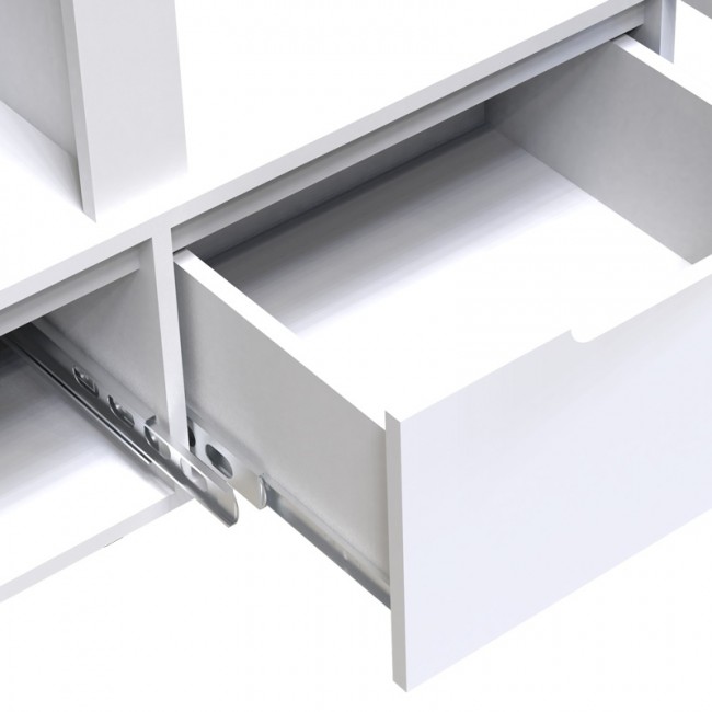 Ντουλάπα δίφυλλη Afina pakoworld mdf σε λευκή glossy απόχρωση 100x57x213εκ Ντουλάπα δίφυλλη Afina pakoworld mdf σε λευκή glossy απόχρωση 100x57x213εκ