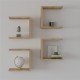 Ραφιέρα τοίχου Perari pakoworld 4τεμ.σε oak απόχρωση 30x19.6x30εκ Ραφιέρα τοίχου Perari pakoworld 4τεμ.σε oak απόχρωση 30x19.6x30εκ