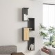 Ραφιέρα τοίχου Kongo pakoworld σε oak- ανθρακί απόχρωση 44x20x159εκ Ραφιέρα τοίχου Kongo pakoworld σε oak- ανθρακί απόχρωση 44x20x159εκ
