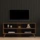 Έπιπλο τηλεόρασης Prestige pakoworld σε καρυδί απόχρωση 120x29,6x50εκ Έπιπλο τηλεόρασης Prestige pakoworld σε καρυδί απόχρωση 120x29,6x50εκ