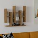 Ραφιέρα τοίχου Bemba pakoworld σε καρυδί απόχρωση 70x19,6x68,8εκ Ραφιέρα τοίχου Bemba pakoworld σε καρυδί απόχρωση 70x19,6x68,8εκ
