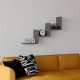 Ραφιέρα τοίχου Mauer pakoworld σε ανθρακί απόχρωση 90x19,6x60εκ Ραφιέρα τοίχου Mauer pakoworld σε ανθρακί απόχρωση 90x19,6x60εκ
