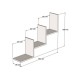 Ραφιέρα τοίχου Mauer pakoworld σε ανθρακί απόχρωση 90x19,6x60εκ Ραφιέρα τοίχου Mauer pakoworld σε ανθρακί απόχρωση 90x19,6x60εκ