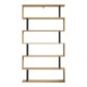 Βιβλιοθήκη Ziza pakoworld σε oak απόχρωση 90x22x162.6εκ Βιβλιοθήκη Ziza pakoworld σε oak απόχρωση 90x22x162.6εκ