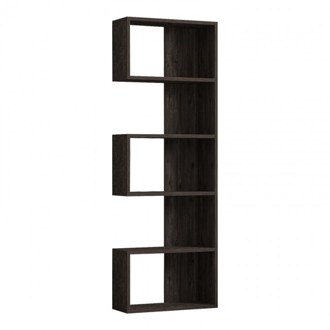Βιβλιοθήκη Cascade pakoworld σε σκούρο καρυδί απόχρωση 51.8x22x150εκ Βιβλιοθήκη Cascade pakoworld σε σκούρο καρυδί απόχρωση 51.8x22x150εκ