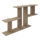 Ραφιέρα τοίχου Vertoura pakoworld σε oak απόχρωση 116x18.5x60cm Ραφιέρα τοίχου Vertoura pakoworld σε oak απόχρωση 116x18.5x60cm