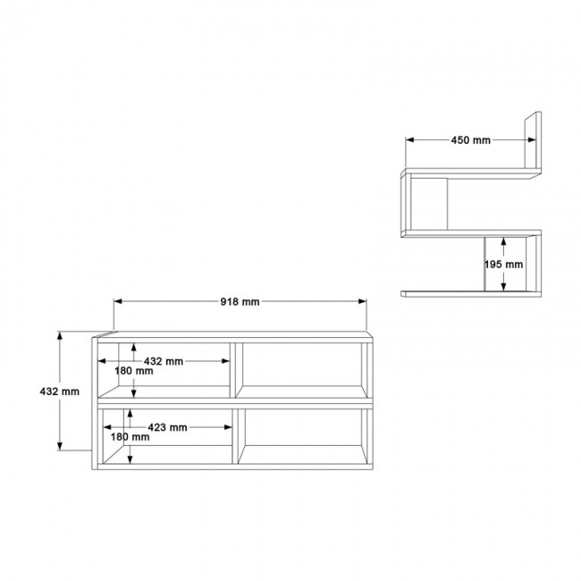 Σύνθετο σαλονιού Kakomo pakoworld σε λευκή απόχρωση 170x29.5x43εκ Σύνθετο σαλονιού Kakomo pakoworld σε λευκή απόχρωση 170x29.5x43εκ
