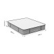 Στρώμα Diamond pakoworld pocket spring+gel memory foam 25-27cm 150x200εκ Στρώμα Diamond pakoworld pocket spring+gel memory foam 25-27cm 150x200εκ
