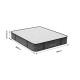 Στρώμα Diamond pakoworld pocket spring+gel memory foam 25-27cm 150x200εκ Στρώμα Diamond pakoworld pocket spring+gel memory foam 25-27cm 150x200εκ