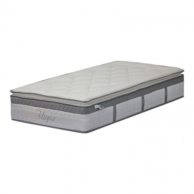 Στρώμα Utopia pakoworld pocket spring με ανώστρωμα 30-32cm 100x200εκ Στρώμα Utopia pakoworld pocket spring με ανώστρωμα 30-32cm 100x200εκ