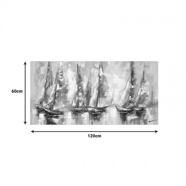 Πίνακας σε καμβά Yelkan Ι Inart 120x3.5x60εκ Πίνακας σε καμβά Yelkan Ι Inart 120x3.5x60εκ