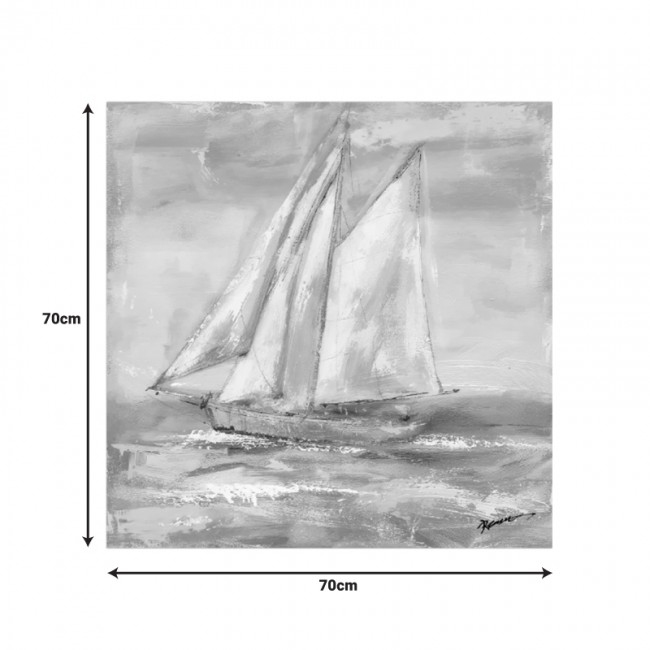 Πίνακας σε καμβά Siedo Inart 70x3.5x70εκ Πίνακας σε καμβά Siedo Inart 70x3.5x70εκ