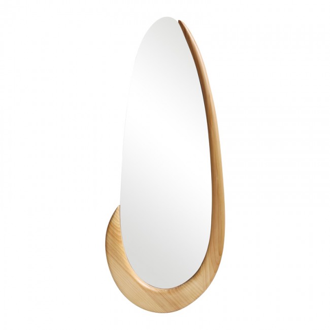 Καθρέπτης οβάλ Marly pakoworld mdf σε φυσική απόχρωση 50.5x4x127εκ Καθρέπτης οβάλ Marly pakoworld mdf σε φυσική απόχρωση 50.5x4x127εκ