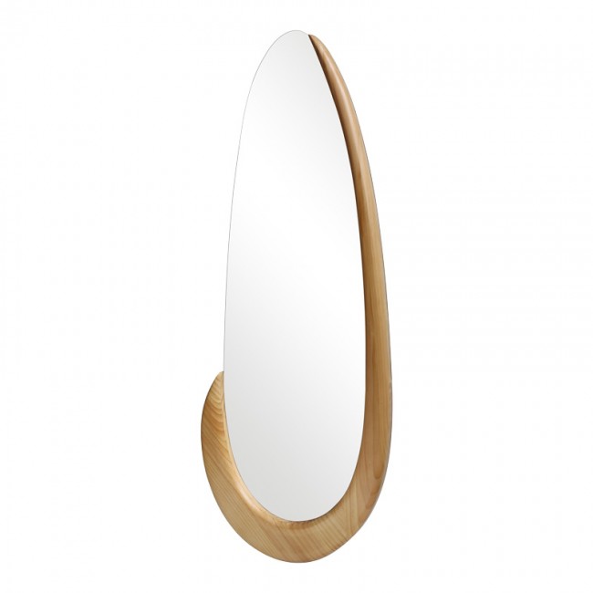 Καθρέπτης οβάλ Marly pakoworld mdf σε φυσική απόχρωση 50.5x4x127εκ Καθρέπτης οβάλ Marly pakoworld mdf σε φυσική απόχρωση 50.5x4x127εκ