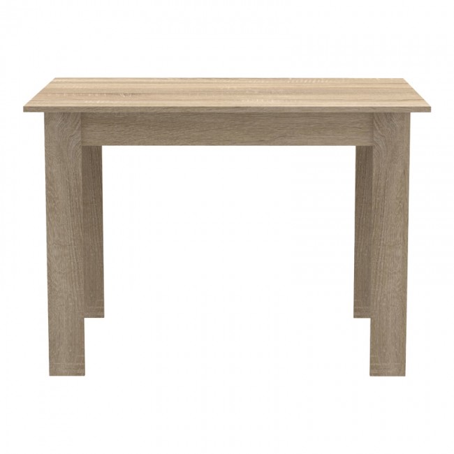 Τραπεζαρία Manka-Parker pakoworld σετ 5τεμ mdf σε μαύρη-sonoma απόχρωση 110x80x77εκ