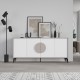 Μπουφές Gora pakoworld σε λευκή με μόκα απόχρωση 180x35.6x82εκ Μπουφές Gora pakoworld σε λευκή με μόκα απόχρωση 180x35.6x82εκ