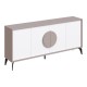 Μπουφές Gora pakoworld σε λευκή με μόκα απόχρωση 180x35.6x82εκ Μπουφές Gora pakoworld σε λευκή με μόκα απόχρωση 180x35.6x82εκ
