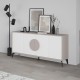 Μπουφές Gora pakoworld σε λευκή με μόκα απόχρωση 180x35.6x82εκ Μπουφές Gora pakoworld σε λευκή με μόκα απόχρωση 180x35.6x82εκ