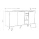 Μπουφές Clara pakoworld σε μόκα-ανθρακί απόχρωση 142x35,6x83εκ Μπουφές Clara pakoworld σε μόκα-ανθρακί απόχρωση 142x35,6x83εκ