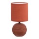 Επιτραπέζιο φωτιστικό PWL-1210 pakoworld Ε14 κεραμικό σε terracotta απόχρωση Φ13x25εκ Επιτραπέζιο φωτιστικό PWL-1210 pakoworld Ε14 κεραμικό σε terracotta απόχρωση Φ13x25εκ