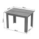 Τραπεζαρία Manka-Parker pakoworld σετ 5τεμ mdf σε μαύρη-sonoma truffle απόχρωση 110x80x77εκ Τραπεζαρία Manka-Parker pakoworld σετ 5τεμ mdf σε μαύρη-sonoma truffle απόχρωση 110x80x77εκ