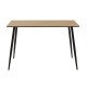 Τραπεζαρία Cuba-Julita pakoworld σετ 5τεμ MDF sonoma-μαύρο-φυσικό 120x70x76εκ Τραπεζαρία Cuba-Julita pakoworld σετ 5τεμ MDF sonoma-μαύρο-φυσικό 120x70x76εκ