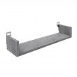 Ραφιέρα τοίχου Derva pakoworld σε cement γκρι απόχρωση 60x15x10cm Ραφιέρα τοίχου Derva pakoworld σε cement γκρι απόχρωση 60x15x10cm