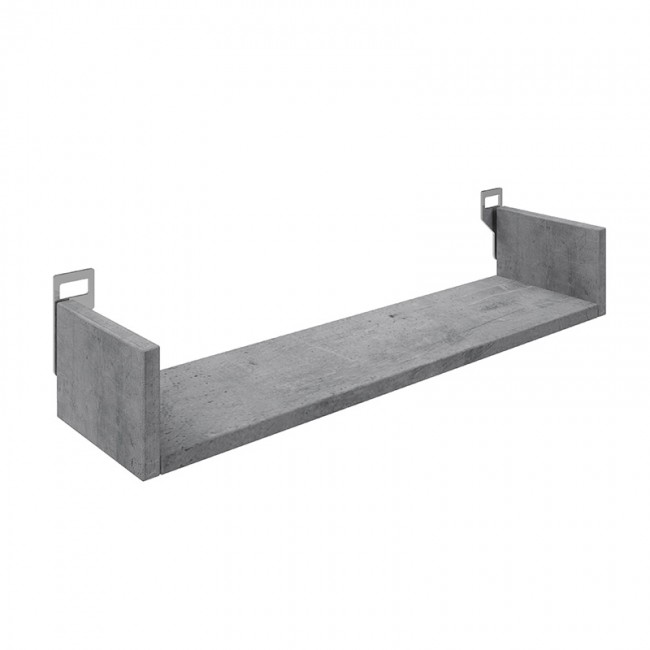 Ραφιέρα τοίχου Derva pakoworld σε cement γκρι απόχρωση 60x15x10cm Ραφιέρα τοίχου Derva pakoworld σε cement γκρι απόχρωση 60x15x10cm