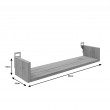 Ραφιέρα τοίχου Derva pakoworld σε cement γκρι απόχρωση 60x15x10cm Ραφιέρα τοίχου Derva pakoworld σε cement γκρι απόχρωση 60x15x10cm