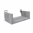 Ραφιέρα τοίχου Derva pakoworld σε cement γκρι απόχρωση 30x15x10cm Ραφιέρα τοίχου Derva pakoworld σε cement γκρι απόχρωση 30x15x10cm