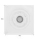 Πίνακας σε καμβά Circled Inart 80x3x80εκ Πίνακας σε καμβά Circled Inart 80x3x80εκ