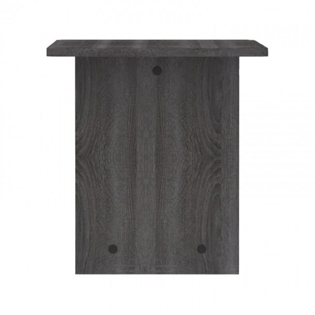 Τραπέζι Kumba pakoworld σε ανθρακί-wenge απόχρωση 80x40x42εκ