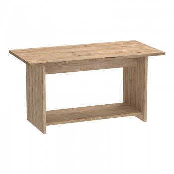 Τραπέζι Kumba pakoworld σε oak απόχρωση 80x40x42εκ