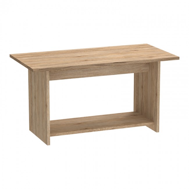 Τραπέζι Kumba pakoworld σε oak απόχρωση 80x40x42εκ Τραπέζι Kumba pakoworld σε oak απόχρωση 80x40x42εκ