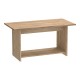 Τραπέζι Kumba pakoworld σε oak απόχρωση 80x40x42εκ Τραπέζι Kumba pakoworld σε oak απόχρωση 80x40x42εκ
